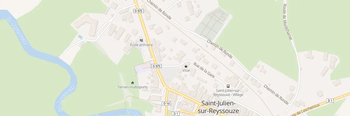 Plan du 150 Rue de la Gare à Saint-Julien-sur-Reyssouze