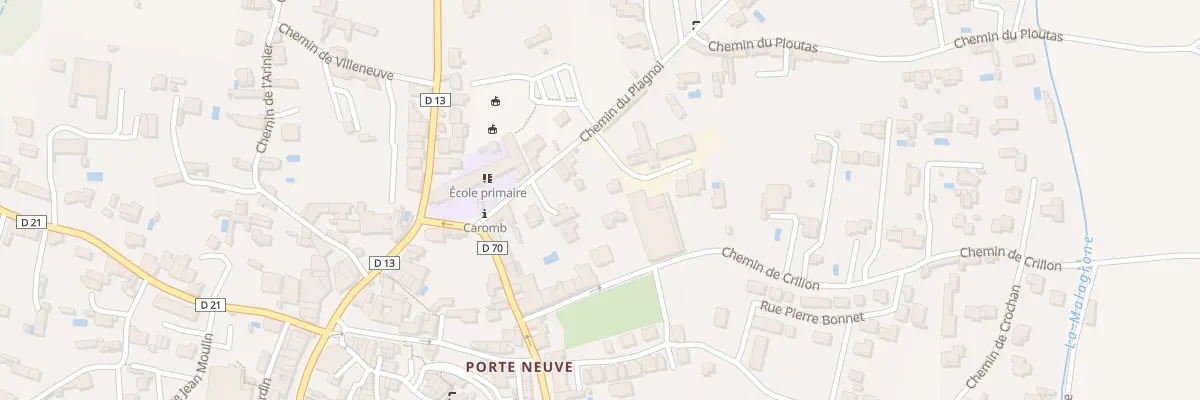 Plan du 110 Che du Plagnol à Caromb