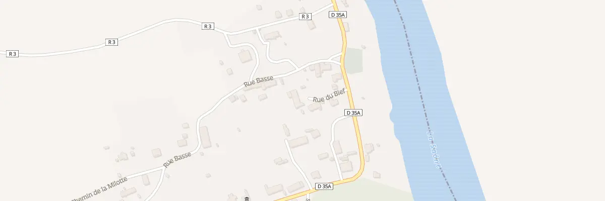 Plan du 4 Rue du Bief à Glanon