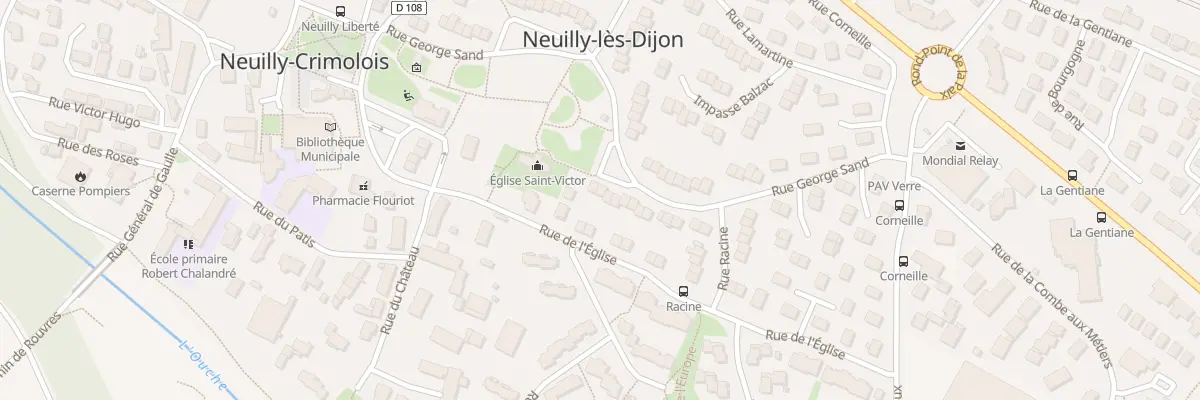 Plan du 52 Rue George Sand à Neuilly-Crimolois