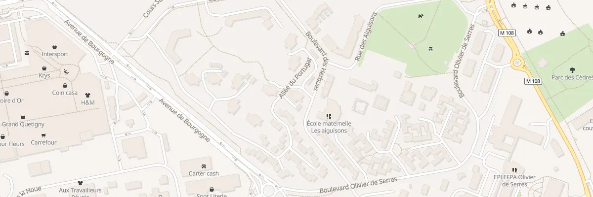 Plan du 6 Bd des Herbues à Quetigny