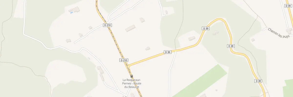 Plan du 1026 Rte de la Roque-sur-Pernes au Beaucet
