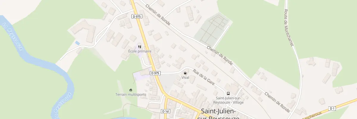 Plan du 130 Rue de la Gare à Saint-Julien-sur-Reyssouze