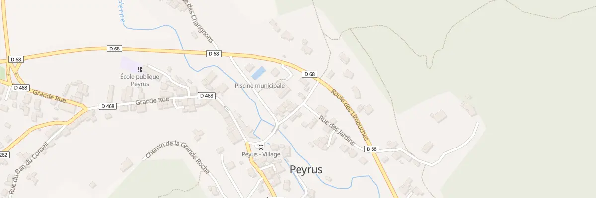 Plan du 45 Mte Montee du Pont à Peyrus