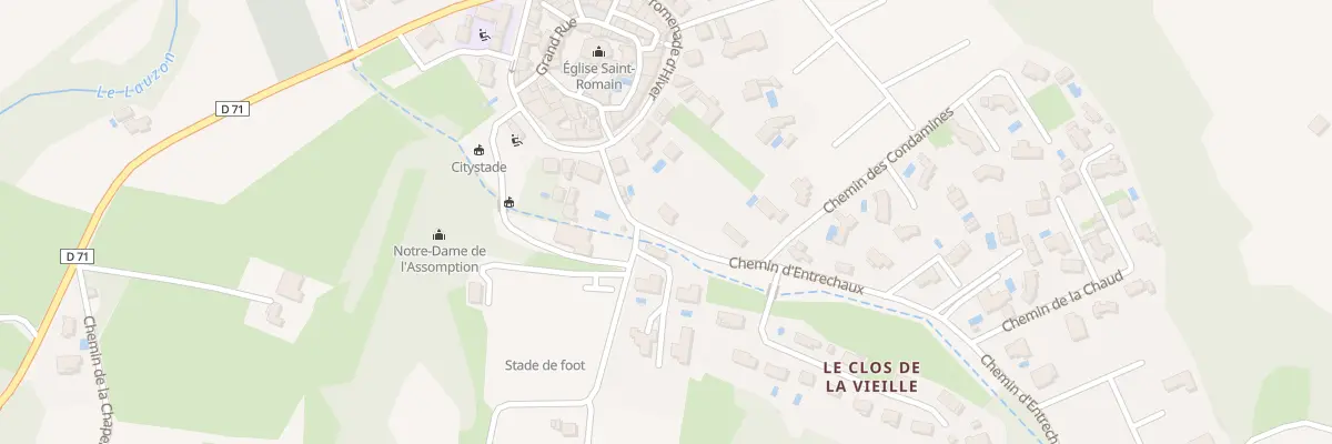 Plan du 125 Che d’Entrechaux à Saint-Romain-en-Viennois