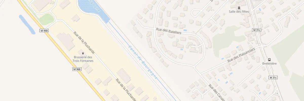 Plan du 34 Rue des Mariniers à Bretenière