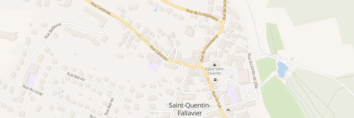 Plan du 86 Rue Centrale à Saint-Quentin-Fallavier
