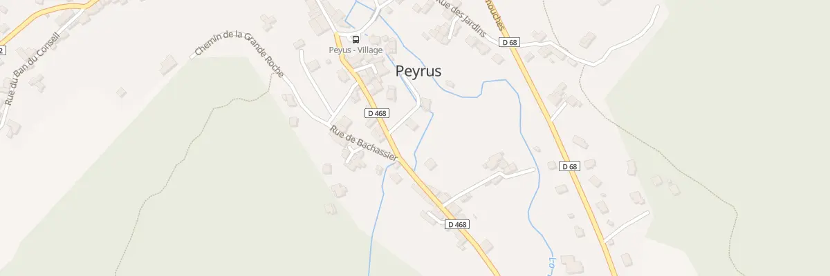 Plan du 30 Che de la Manufacture à Peyrus