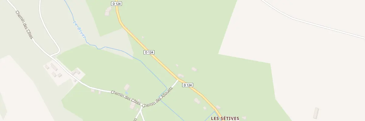 Plan du 1494 Rte des Setives à Bonnefamille