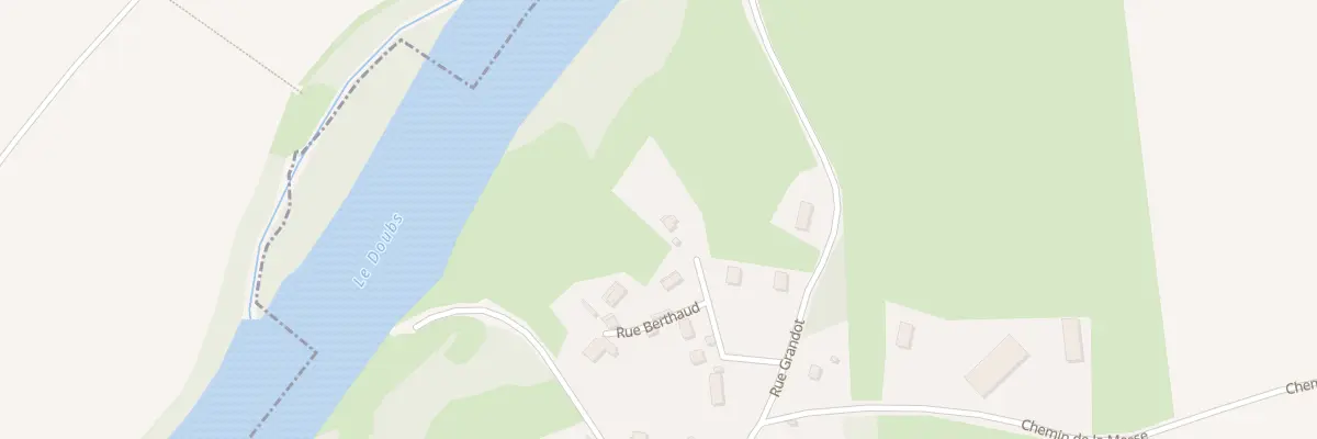 Plan du 11 Rue des Buttes à Pontoux
