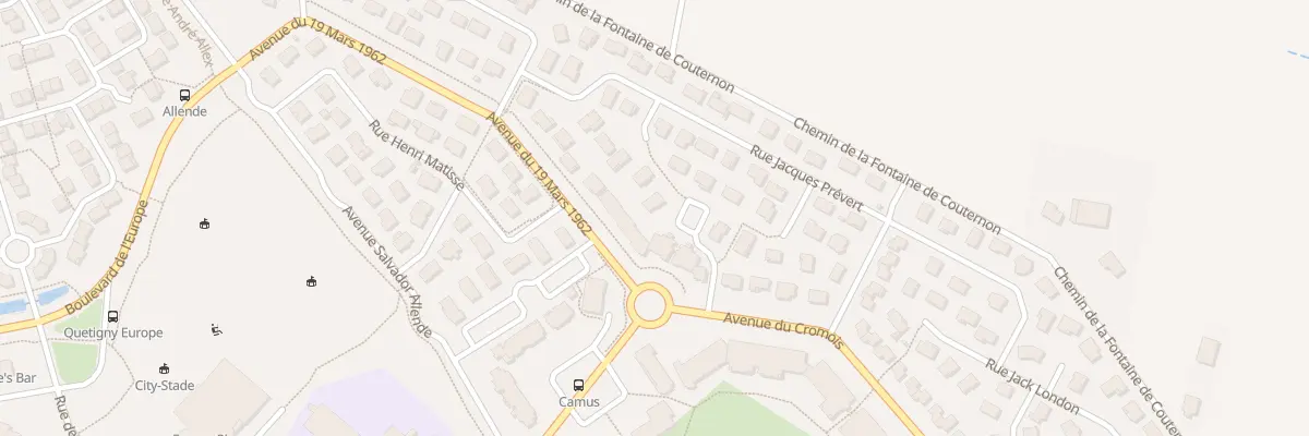 Plan du 12 All Baudelaire à Quetigny