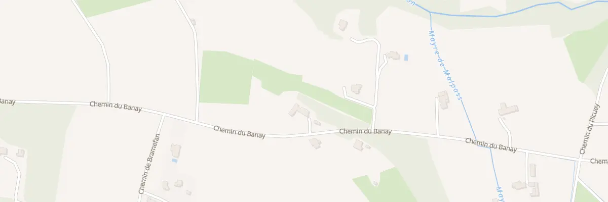 Plan du 1204 Che du Banay à Mazan