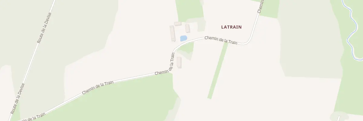 Plan du 512 Che de la Train à Romenay