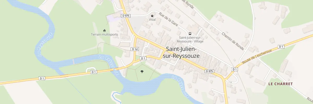 Plan du 235 Rue Grande Rue à Saint-Julien-sur-Reyssouze
