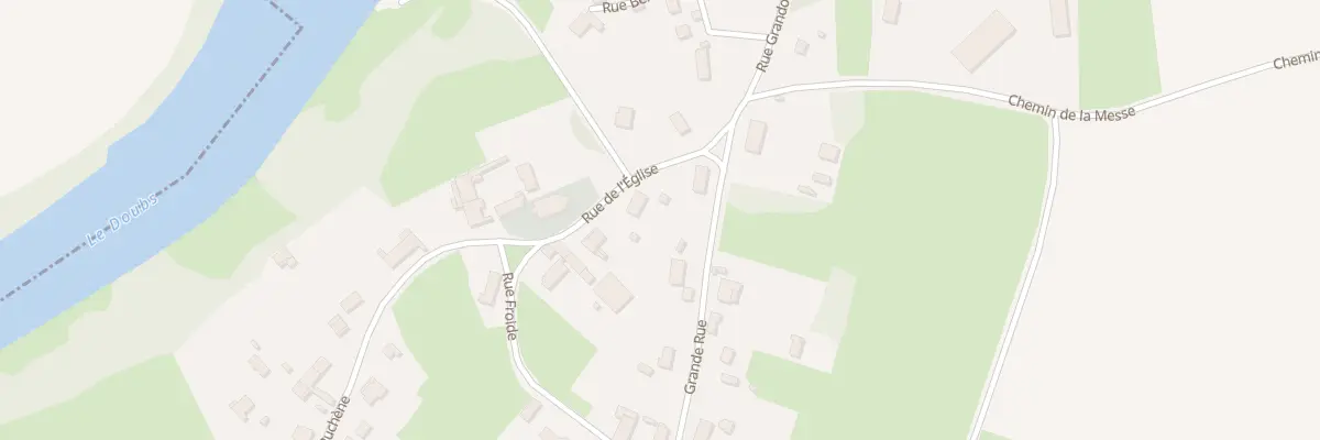 Plan du 3 Rue de l’Eglise à Pontoux