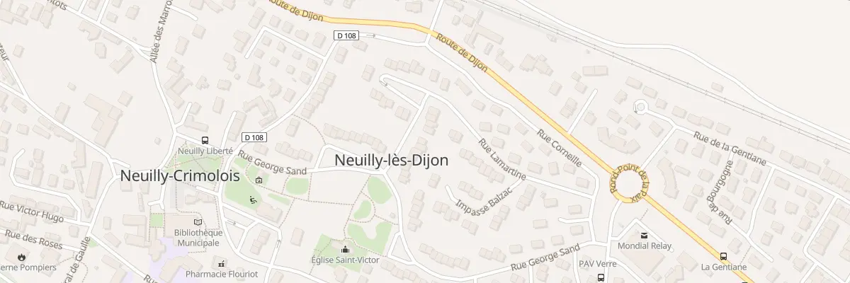 Plan du 9 Rue Molière à Neuilly-Crimolois