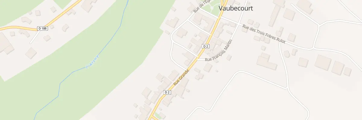 Plan du 16 Rue Grande à Vaubecourt