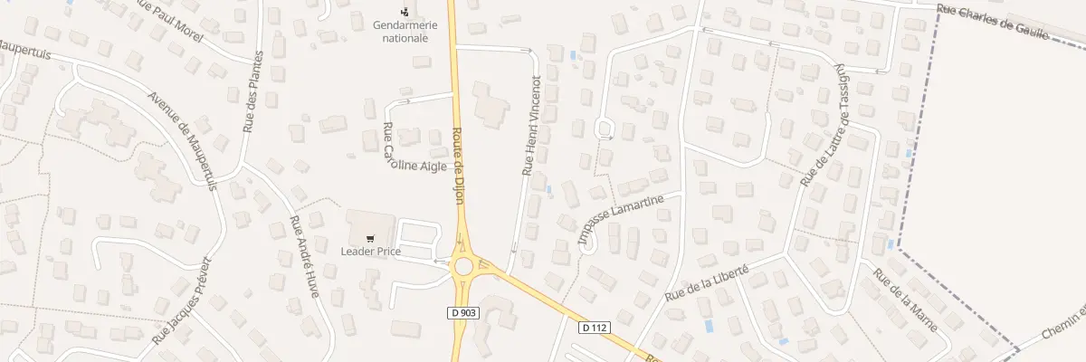 Plan du 17 Rue Henri Vincenot à Is-sur-Tille