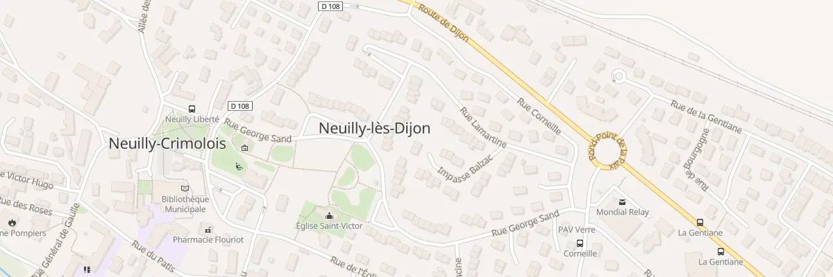 Plan du 10 Imp Balzac à Neuilly-Crimolois