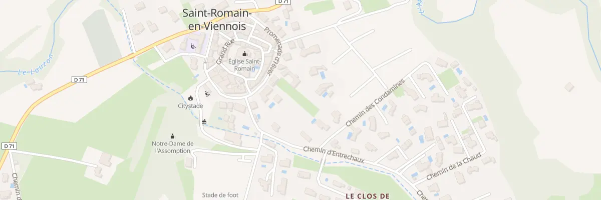 Plan du 5055 Le Village à Saint-Romain-en-Viennois