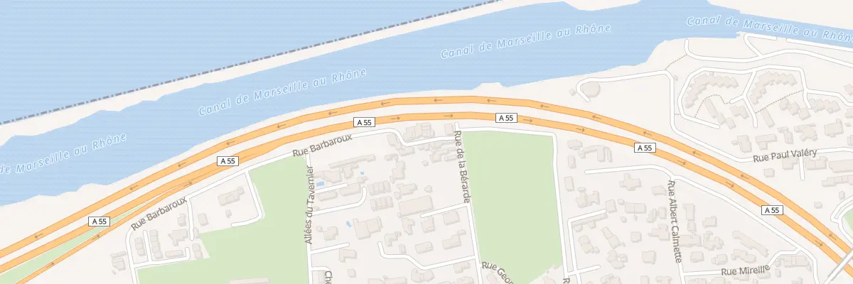 Plan du 1253 Berarde à Châteauneuf-les-Martigues