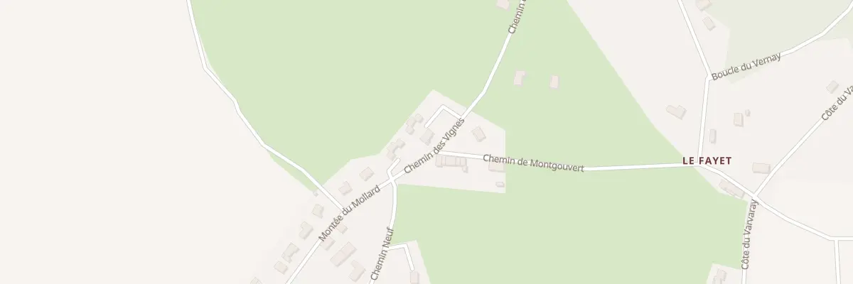 Plan du 9 Che des Vignes à Charantonnay
