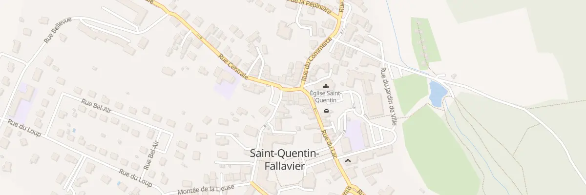Plan du 33 Rue Centrale à Saint-Quentin-Fallavier