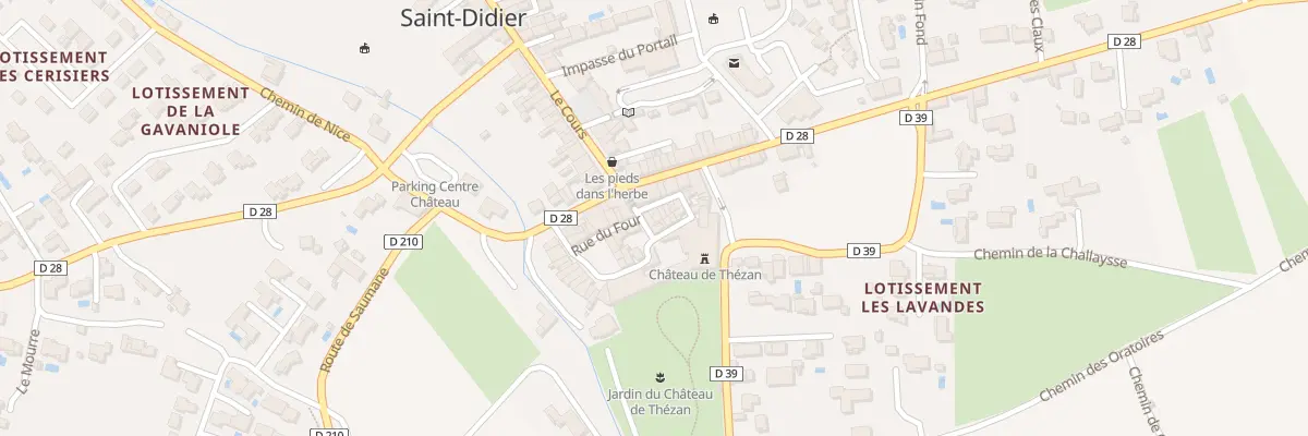 Plan du 37 Rue du Château à Saint-Didier