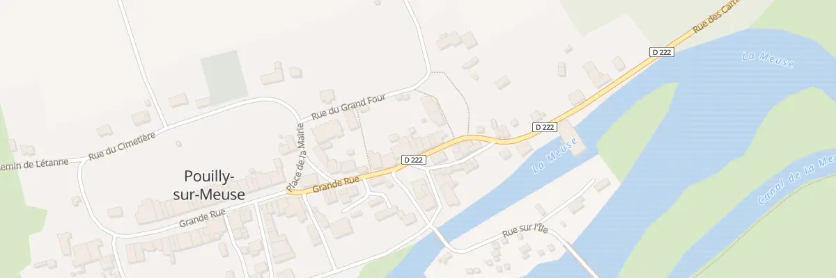 Plan du 41 Gr La Grande Rue à Pouilly-sur-Meuse