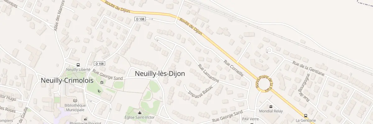 Plan du 2 Rue Lamartine à Neuilly-Crimolois