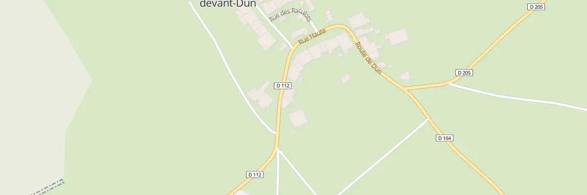 Plan du 11 Rue Haute à Villers-devant-Dun