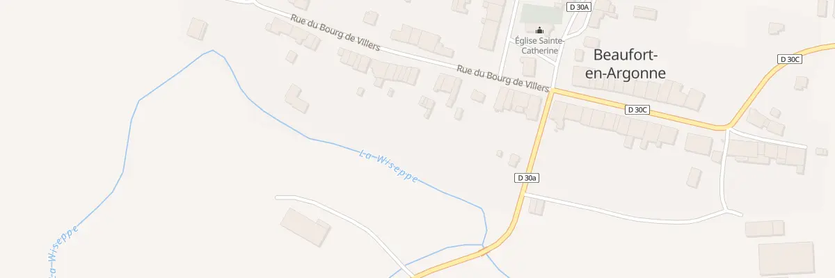 Plan du 17 Rue du Bourg de Villers à Beaufort-en-Argonne
