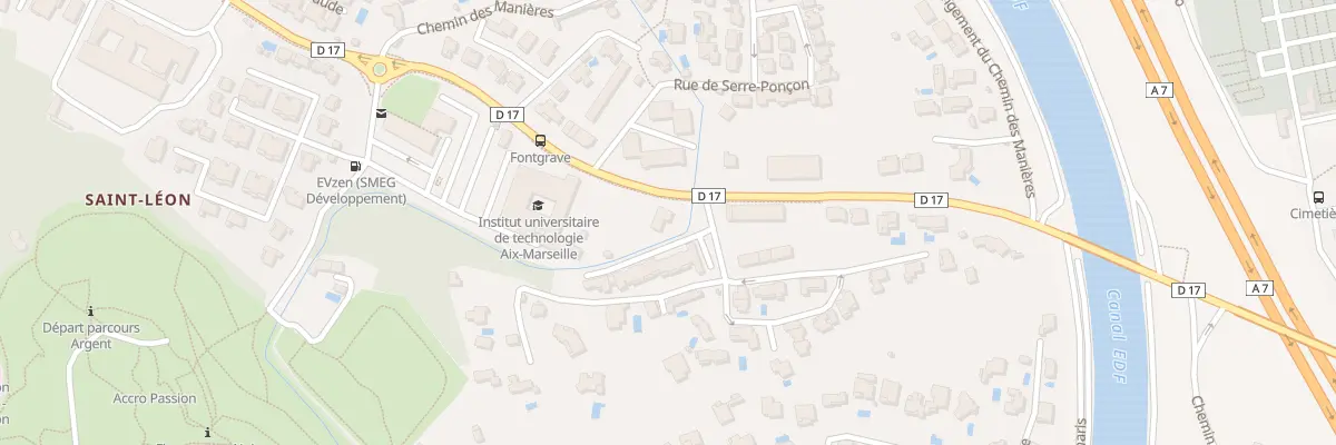 Plan du 414 Av du Mal Leclerc à Salon-de-Provence
