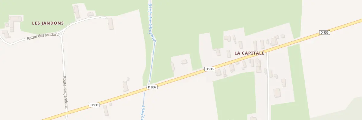Plan du 2436 Rte de Trevoux à Montracol