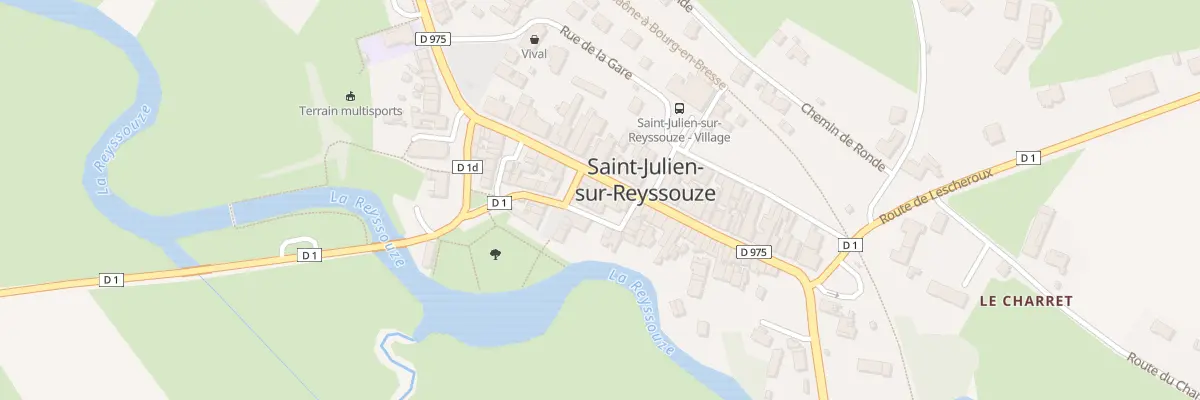 Plan du 50 Rue Ferrachat à Saint-Julien-sur-Reyssouze