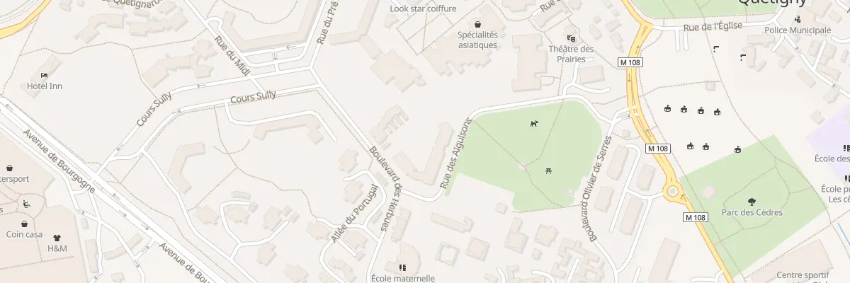 Plan du 8 Rue des Aiguisons à Quetigny