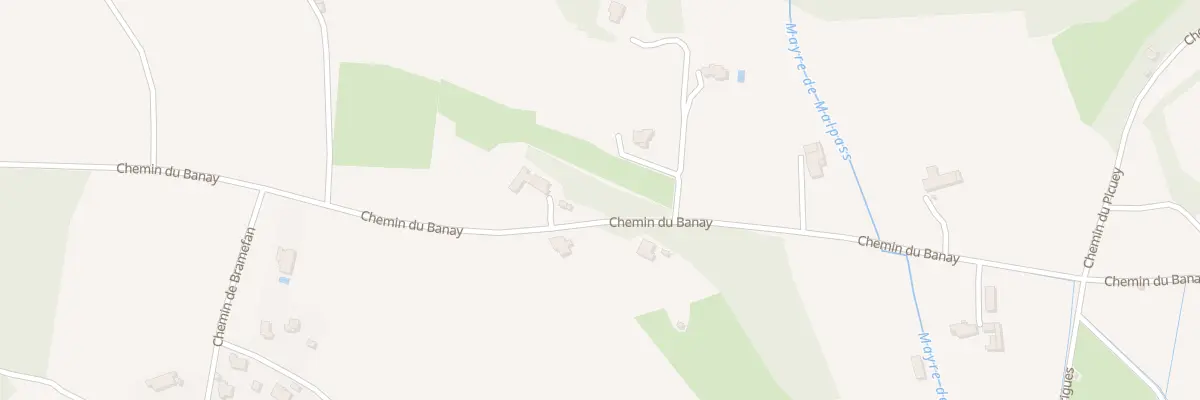 Plan du 1174 Che du Banay à Mazan