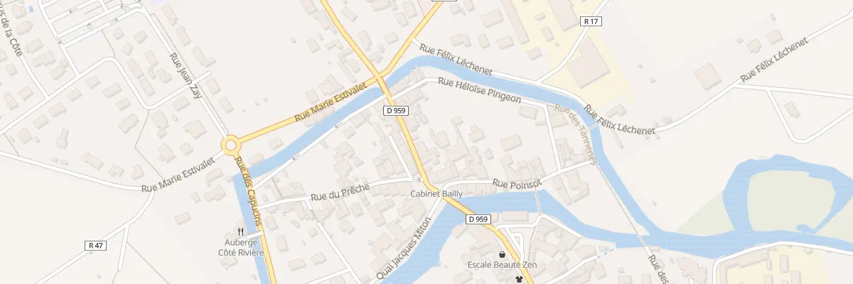 Plan du 11 Rue Pasteur à Is-sur-Tille