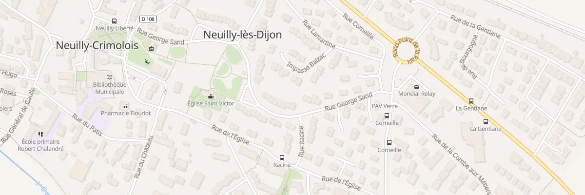 Plan du 65 Rue George Sand à Neuilly-Crimolois