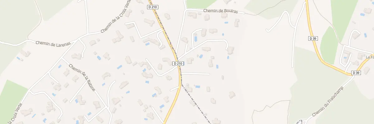 Plan du 68 Rte Saumane au Beaucet