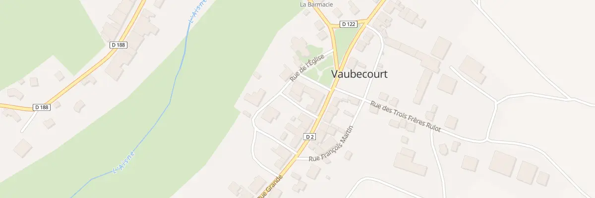Plan du 3 Rue de l’Eglise à Vaubecourt