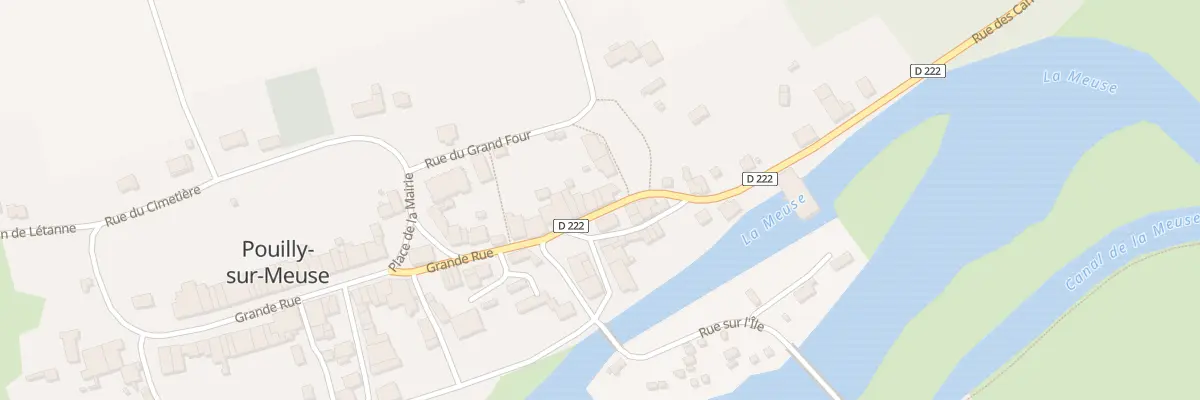 Plan du 43B Gr La Grande Rue à Pouilly-sur-Meuse