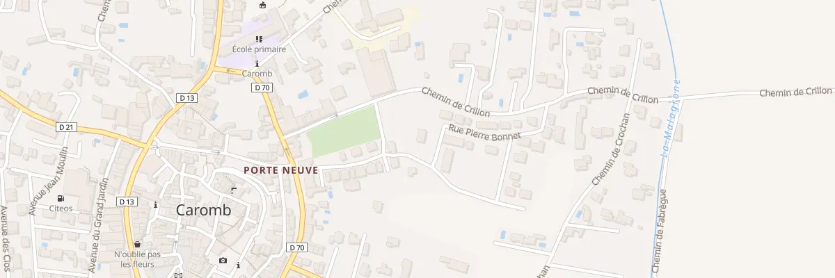 Plan du 11 Rue Pierre Bonnet à Caromb