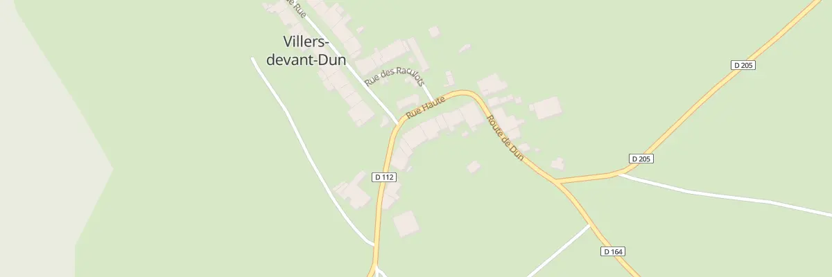 Plan du 7 Rue Haute à Villers-devant-Dun