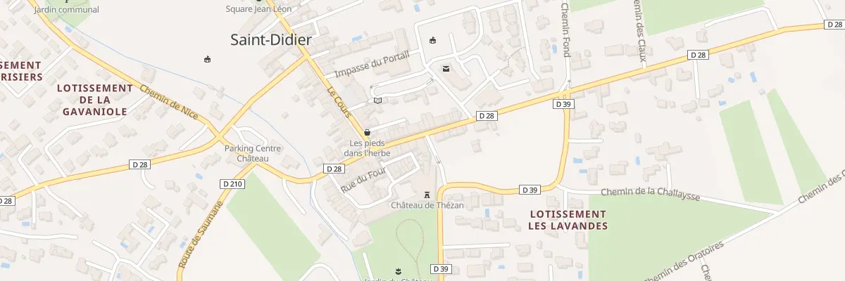 Plan du 8 Rte du Beaucet à Saint-Didier