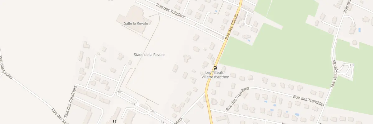 Plan du 36 Rue des Tilleuls à Villette-d’Anthon