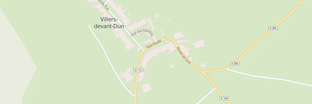 Plan du 5 Rue Haute à Villers-devant-Dun
