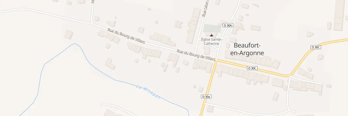 Plan du 15 Rue du Bourg de Villers à Beaufort-en-Argonne