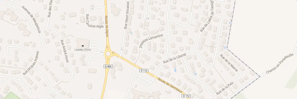 Plan du 5 Imp Lamartine à Is-sur-Tille