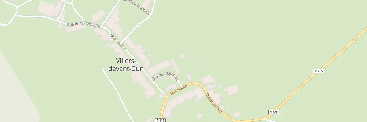 Plan du 2 Rue Haute à Villers-devant-Dun